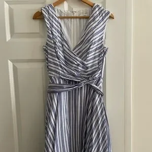 Calvin Klein | Dresses | Calvin Klein Linen Wrap Dress | Poshmark